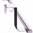 thumbnail image 5 of Casewin 1 pcs Kitchen Towel Holder Over Cabinet Towel Bar Rack, Over The Cabinet Door Towel Rack for Universal Fit on Inside or Outside of Cupboard Doors, Stainless Steel, 5 of 10