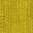 thumbnail image 1 of Ahgly Company Machine Washable Indoor Square Abstract Yellow Contemporary Area Rugs, 5' Square, 1 of 4
