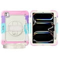 thumbnail image 2 of ELEHOLD Full Body Protective Case for iPad Pro 11 inch 2024,Heavy Duty 3-Layer Protection Case Built-in Screen Protector 360° Rotating Kickstand Handstrap Shoulder Strap Shockproof Cover,Rainbow/Pink, 2 of 8