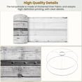 thumbnail image 4 of Linen Drum Lampshades Rustic Vintage Wood Metal Texture Retro Garage Wooden Planks Rivets 13"x13"x10" Light Shade for Table Lamps Floor Lamp Shades Lampshade Replacement Assembly Required, 4 of 8