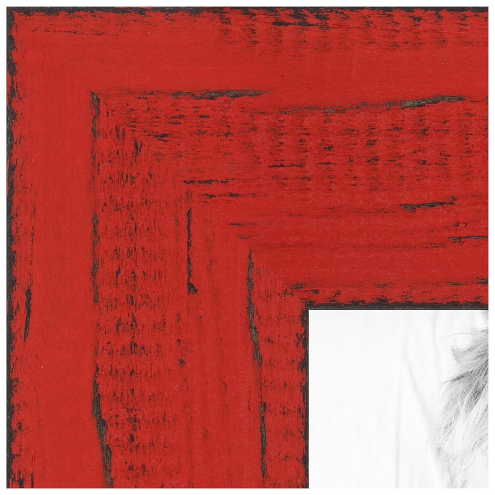 ArtToFrames 20x28 Inch Red Picture Frame, This Red Wood Poster Frame is