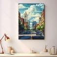 thumbnail image 2 of Lansing Travel Canvas, Michigan Canvas Print,Lansing Canvas Wall Art,Michigan Travel Wall Art, Travel Print, Travel Gift -103AZ738, 2 of 2