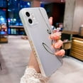 thumbnail image 3 of Compatible with iPhone 11 Case Cute, Glitter Bling Plating Letter Love Pattern Phone Case for iPhone 11 6.1'' Camera Protective Back Cover for Women Girl-Silver, 3 of 12