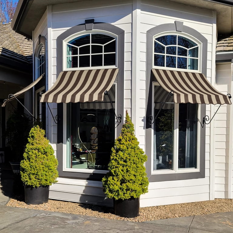 5 Fixed Image Awntech Charleston Fixed Awning, 76.5