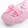 thumbnail image 5 of Ballet Shoes Split-Sole Glitter Flats Dance Shoes for Girls Toddler/Kid (WX55-21,30), 5 of 6