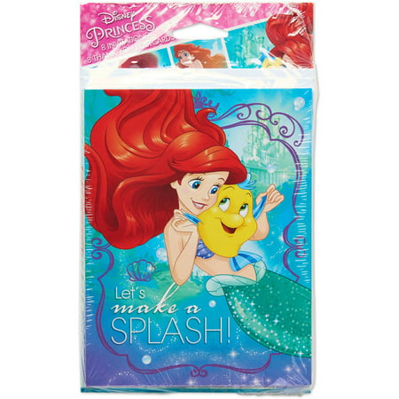 The Little  Mermaid  Invite and Thank You Combo Pack 8 