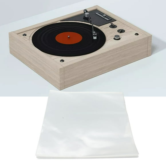 Resealable Vinyl Record Sleeves, OPP Keep Clean Vinyl Record Sleeves Professional 50Pcs  For 12in Records