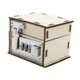 thumbnail image 2 of Siruishop DIY Lockbox Making Material Wooden Handcrafted Durability Gift Teaching Aids Small, 2 of 8