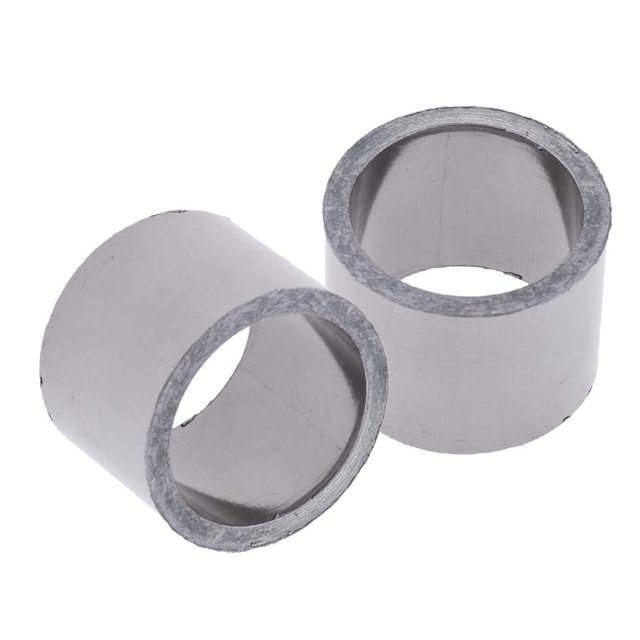 2x Junta de Aplastamiento de Que Silenciador Tuberías de Bajada OD48mm ID38mm