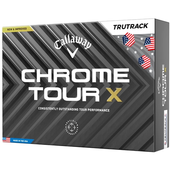 Callaway Chrome Tour X TruTrack 24 1 Dozen Golf Balls New
