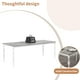 thumbnail image 3 of Towallmark Mesa de Comedor de 70,9 Pulgadas para 8 Personas, Mesa de Cocina Rectangular de Granja con Patas Resistentes, Mesa de Comedor Larga de Madera para Cocina, Sala de Estar, Marrón, 3 of 6