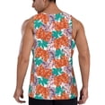 thumbnail image 3 of Xecao Hawaiian Style Men's Tank Top Workout Quick Dry Sleeveless Gym Jogging Muscle Shirts Summer Swim Beach Tops, 3 of 9