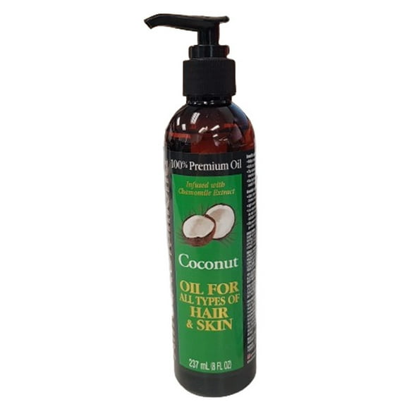 AFRICAN DIAMOND Huile 100 % Naturelle – Infusée à la Noix de Coco avec Extrait de Camomille 8 oz