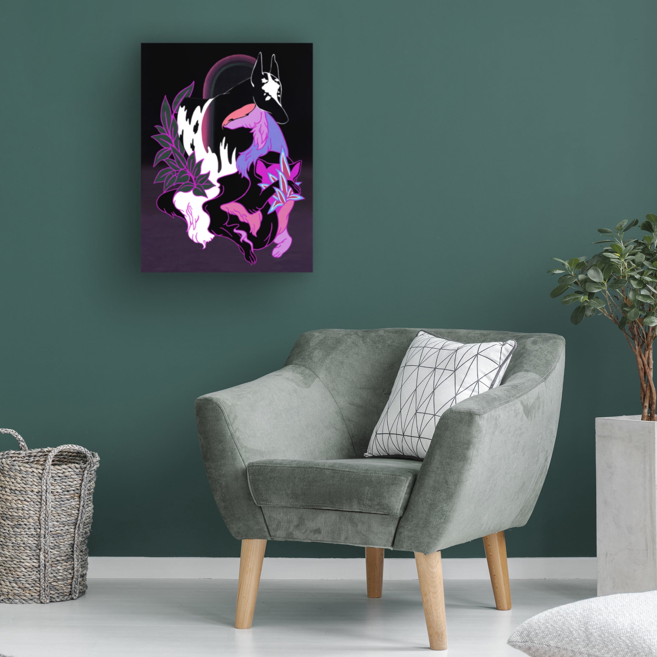 Tsz Kam 'Zephyrus Gate, 2020' Canvas Art - 35 x 47 Inches