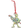 thumbnail image 4 of Decoración navideña, colgante de monstruo de pelo verde, adorno navideño, colgante de monstruo verde, calidad superior, 4 of 13