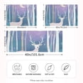 thumbnail image 2 of Yayeee Pillowcase Standard Size Set of 2 Satin Wrinkle Resistant Pillow Case, Purple Night Deer, 2 of 7