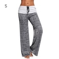 thumbnail image 1 of Pantalones de yoga Pantalones de pierna ancha deportivos para mujer Pantalones de exterior de secado rápido, Gris, S sidaley AP001584-06, 1 of 7