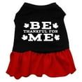 thumbnail image 1 of Be Thankful For Me Screen Print Dress Black With Red Sm (10), 1 of 1