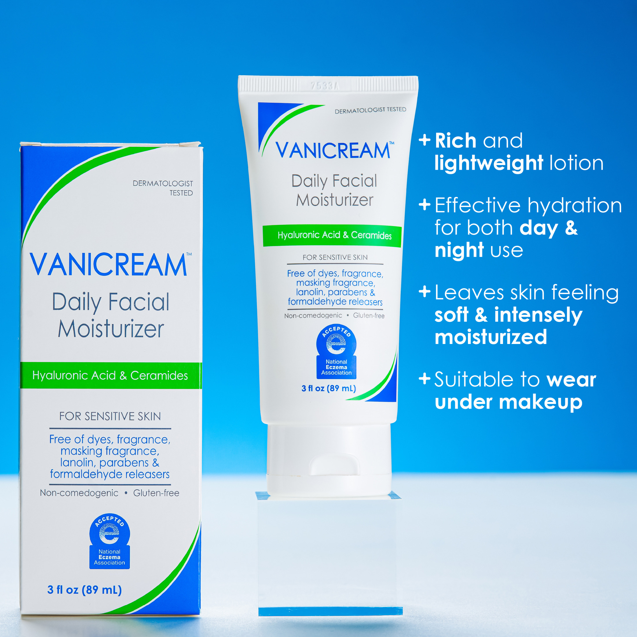 Vanicream Daily Facial Moisturizer with Ceramides, 3 oz photo 3
