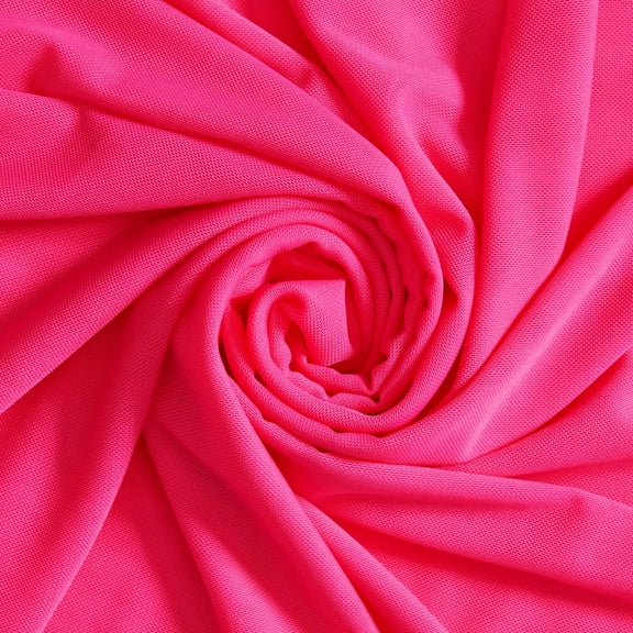Nylon Spandex Swim Yoga Active Wear 80/20 Neon Pink Nylon Spandex Fabric 4-Way Stretch 58"/60" Wide