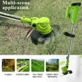 Weed Eater with 3 Types Blades, Cordless Weed Wacker for Lawn Garden