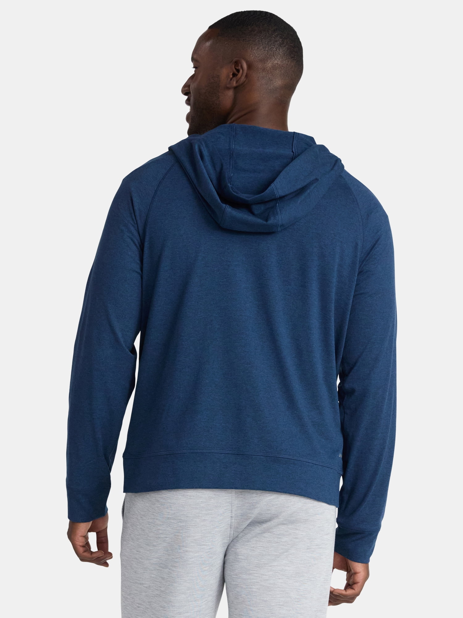 Athletic Works Men's and Big Men's ButterCore Soft Full Zip Hoodie, Sizes S-3XL