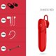 thumbnail image 4 of Matsuzay Mini auricular Bluetooth Auriculares inalámbricos Manos libres Micrófono para auriculares en la oreja Cables de audio/vídeo rojo, 4 of 4
