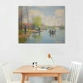 thumbnail image 2 of COMIO  Canvas Print Wall Art Spring Cultural Illustrations Impressionism Scenic Colorful Multicolor for Living Room, Bedroom, Office, 2 of 4