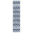thumbnail image 2 of SAFAVIEH Augustine Kalina Geometric Runner Rug, Navy/Ivory, 2' x 9', 2 of 11