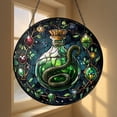 thumbnail image 4 of Green Snake Potion Bottle Stained Glass Suncatcher, Gothic Halloween Window Decor Gift, 4 of 4