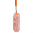 thumbnail image 1 of Extendable Duster Brush for Efficient Dusting, Washable Microfiber Tool in Orange for Home and Office Cleaning, 1 of 5