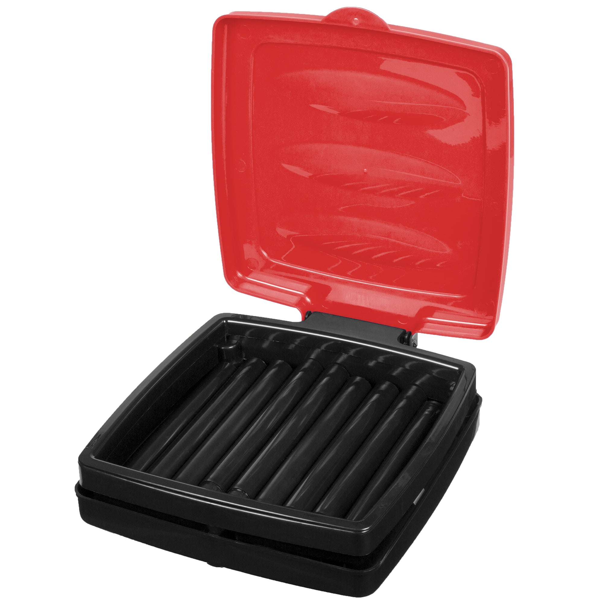 Portable Trash Bag Holder- Collapsible Trashcan for Garbage and Indoor / Outdoor Use By Wakeman Outdoors -Ideal for Camping Recycling and more (Red)