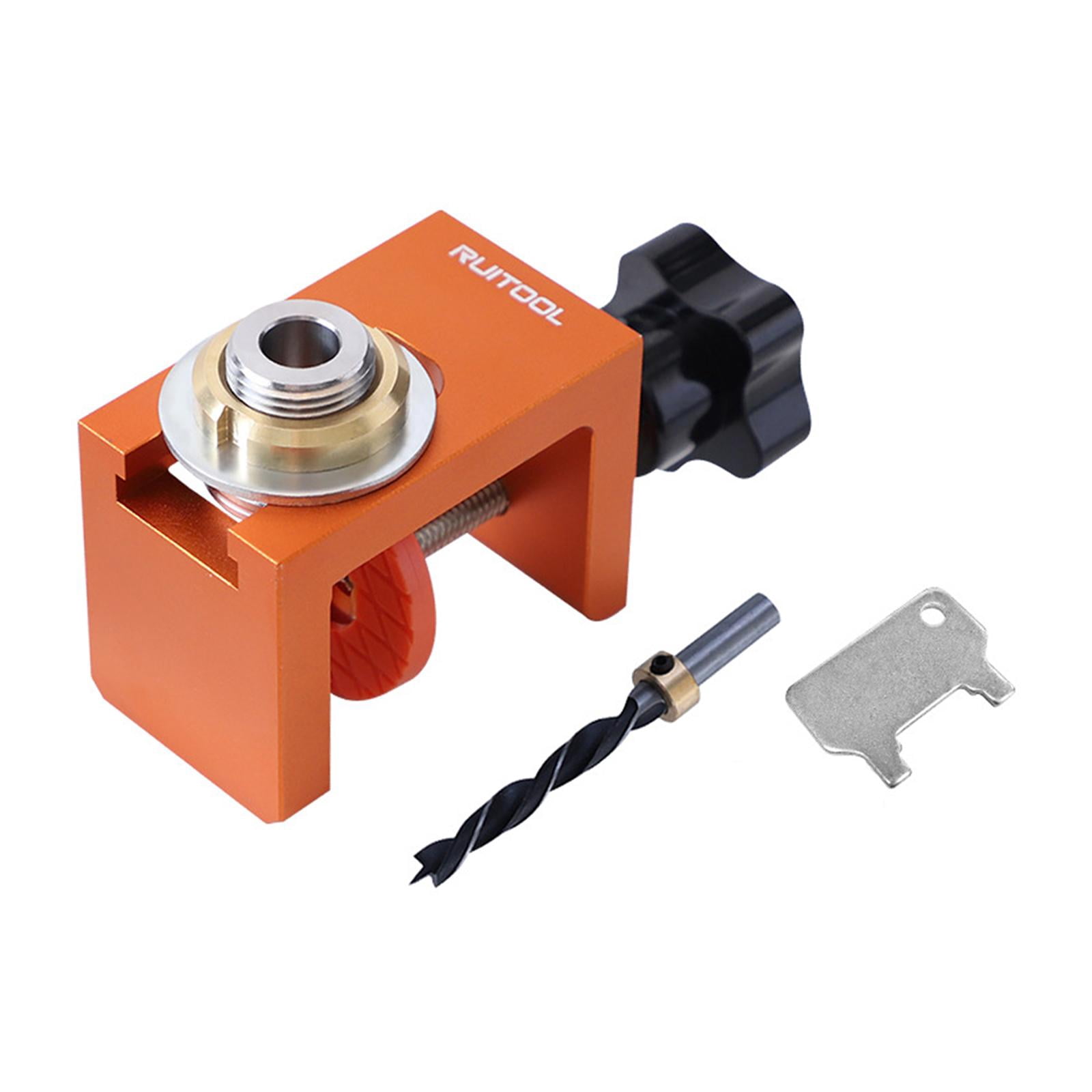 CarpNettore Drill Hole Punch Locator Tool, Woodworking Pocket Hole Jig, Practical Heavy Duty 6mm