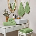 thumbnail image 6 of Discount Cotton 6-Piece Towel Set, Includes 2 Washcloths, 2 Hand Towels and 2 Bath Towels, 100% Turkish Cotton - Highly Absorbent and Super Soft Towels for Bathroom, Sage, 6 of 6