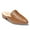 Brown Pu, variant on YDN Women Pointed Toe Slip on Mules Comfortable Low Chunky Heel Loafer Shoes Daily Dress Backless Pumps Size 7 Pink Suede