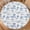Daily French Country, variant on 4th of July Round Fitted Tablecloth with Elastic Edge Patriotic Red Blue Fireworks Table Cover for 40"-44" Memorial Independence Day Stretch Table Cloth for Dining Room Party Picnic