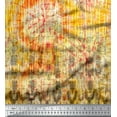 thumbnail image 3 of Soimoi Modal Satin Fabric Tie & Dye Panel Print Fabric by Yard 42 Inch Wide, 3 of 3