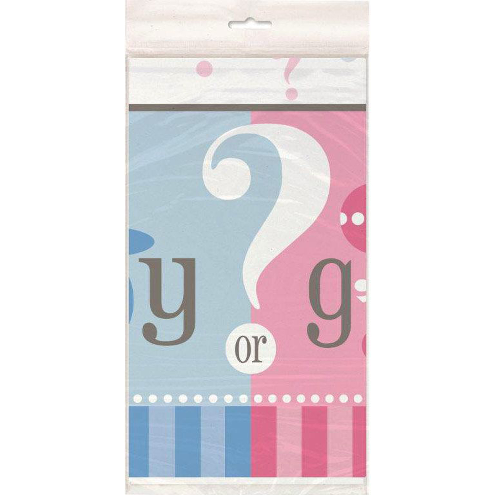 Gender Reveal Plastic Party Tablecloth, 84 x 54in - image 2 of 4