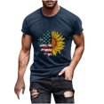 thumbnail image 2 of Chandails en Molleton Snoarin pour Hommes Décontractés à Col Rond, Impression Numérique 3D de Drapeau Populaire, Chandail à Manches Courtes, T-Shirt de Sport, Blouse, Chemises du 4 Juillet pour Hommes en Liquidation, 2 of 5
