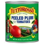 Tuttorosso Italian Style Peeled Plum Tomatoes 28oz