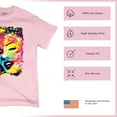 thumbnail image 4 of Tee Hunt Dean Russo Colorful Marilyn T-Shirt Neon Hot Symbol Starlet Men's Tee, Light Pink, 5X-Large, 4 of 5