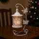 thumbnail image 5 of CaiYueKe Christmas Iron Candle Holder Butterfly Hollow Out Metal Tealight Stand Romantic Table Centerpiece for Dining Room Home Decor Holiday Party Candlelight Dinner Prop Festive Ornament White, 5 of 9