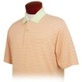 thumbnail image 1 of Monterey Club Men's Feeder Stripe Texture Golf Polo Shirt #1604, 1 of 2