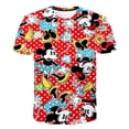 thumbnail image 2 of 1-14 años dibujos animados Mickey estampado niños niñas camiseta verano niños Mickey Mouse ropa pantalones cortos manga cuello redondo Mickey Tops Tee14T Gao Jinjia LED, 2 of 2