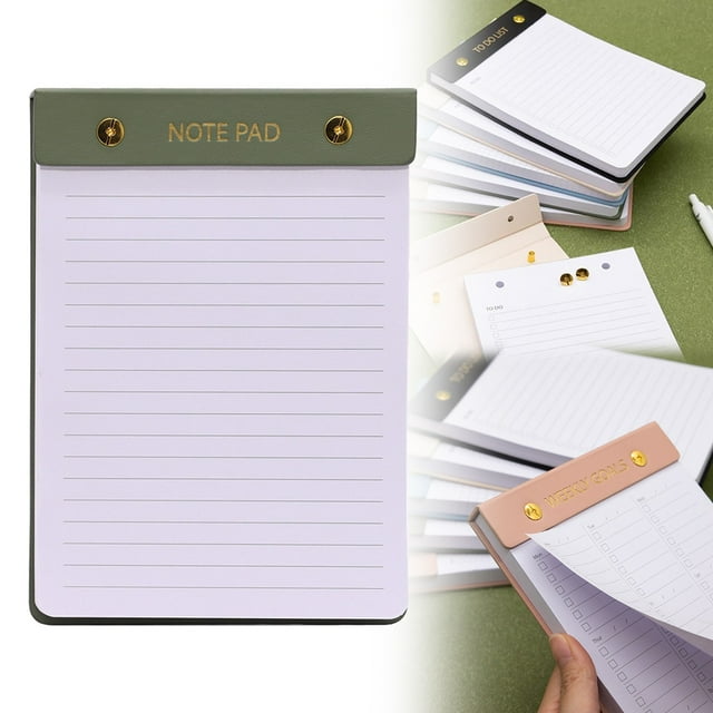 Meiiso Notebook Green Office Cabinet, "Notebook for Students: Daily Study Planner & Organizer – 120+ Pages for Effective
