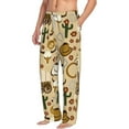 thumbnail image 2 of Balery Men'S Wild West Cowboy Pants,Sleepwear Pants,Pajama Pants,Pj Bottoms Drawstring And Pockets-X-Large, 2 of 9