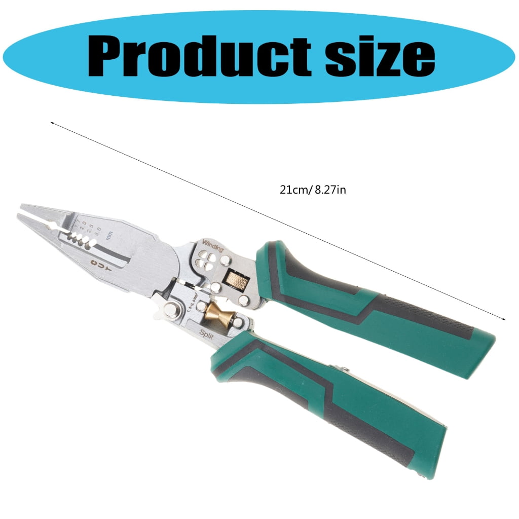 MOMOJIA 8 In 1 Wire Stripper Wire Stripping Tool with Voltage Tester Cable Cutters