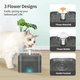 thumbnail image 2 of (Gris) Fuente de agua para mascotas 2.0L Dispensador de agua para perros y gatos Tazón de agua automático para gatos con indicador LED, 2 of 5