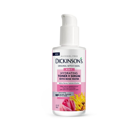 Dickinson'S Tonique Hydratant à l'Hamamélis + Sérum à l'Eau de Rose