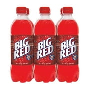 Big Red Soda Pop, 16.9 fl oz, 6 Pack Bottles